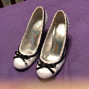 Deb white heels